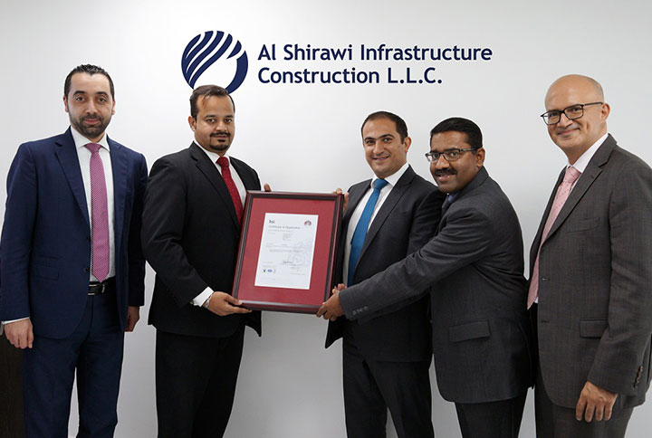 AL SHIRAWI Infrastruture Construction Achieves ISO 9001:2015 Certification